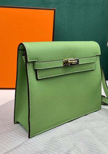 Tiger Lyly Garbo Dance Leather Shoulder Bag Green