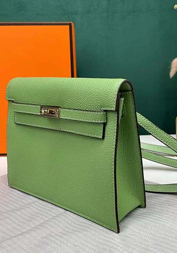 Tiger Lyly Garbo Dance Leather Shoulder Bag Green