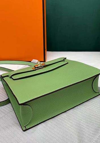 Tiger Lyly Garbo Dance Leather Shoulder Bag Green