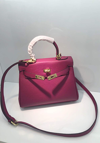 Tiger Lyly Garbo Leather Bag Purplish Red