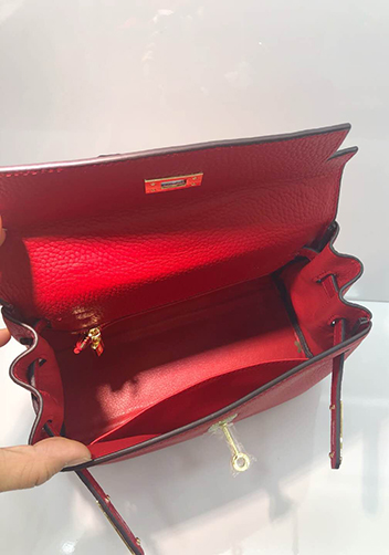 Tiger Lyly Garbo Leather Bag Red