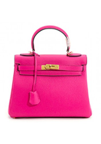 Tiger Lyly Garbo Leather Bag Hot Pink 13