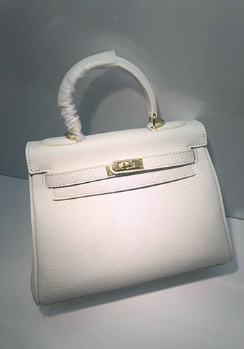 Tiger Lyly Garbo Leather Bag White