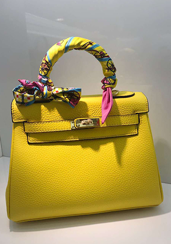 Tiger Lyly Garbo Leather Bag Yellow