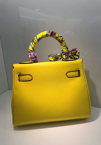Tiger Lyly Garbo Leather Bag Yellow