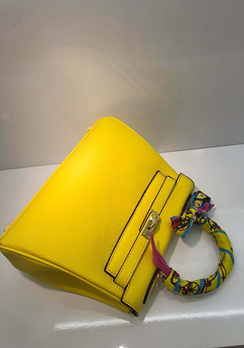 Tiger Lyly Garbo Leather Bag Yellow