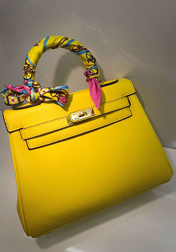 Tiger Lyly Garbo Leather Bag Yellow