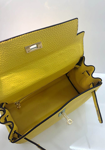 Tiger Lyly Garbo Leather Bag Yellow