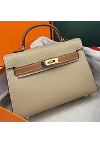 Tiger Lyly Garbo Leather Bag Beige Brown 9