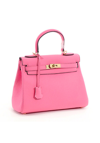 Tiger Lyly Garbo Leather Bag Cherry Pink 13