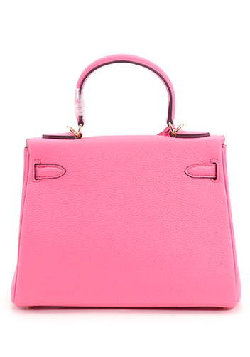 Tiger Lyly Garbo Leather Bag Cherry Pink 13