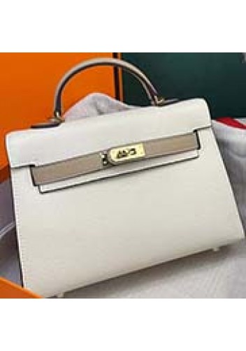 Tiger Lyly Garbo Leather Bag Cream Light Grey 9