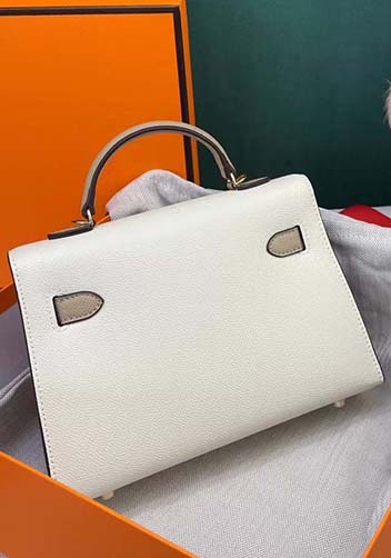 Tiger Lyly Garbo Leather Bag Cream Light Grey 9