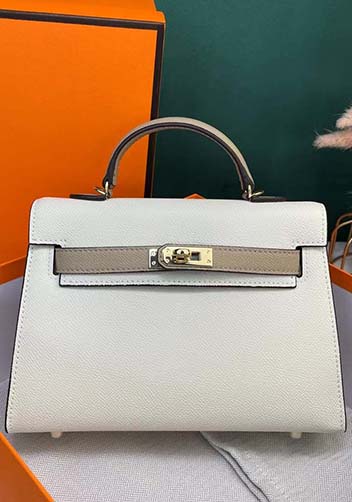 Tiger Lyly Garbo Leather Bag Cream Light Grey 9