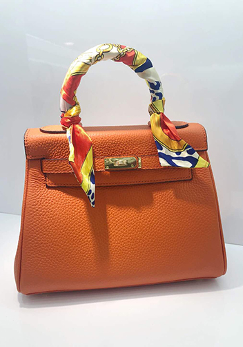 Tiger Lyly Garbo Leather Bag Orange