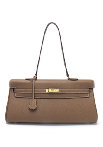 Tiger Lyly Garbo Leather Long Bag Grey