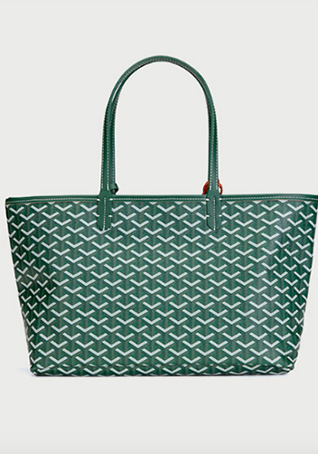 Germaine Vegan Leather Large Tote Green