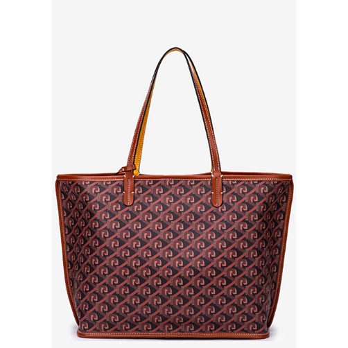 Germaine Vegan Leather Large Shopping Bag Coffee