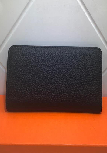 Tiger LyLy Brigitte Passport Cover Cowhide Leather Black
