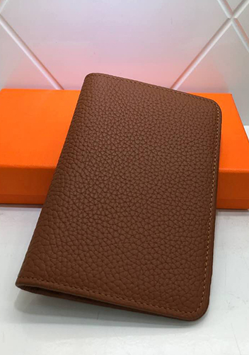 Tiger LyLy Brigitte Passport Cover Cowhide Leather Brown