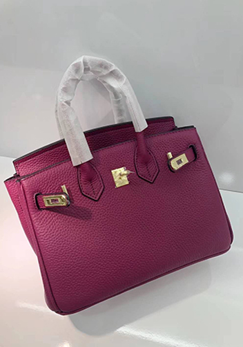 Tiger LyLy Brigitte Small Leather Bag Purplish Red