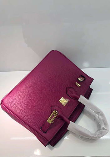 Tiger LyLy Brigitte Small Leather Bag Purplish Red