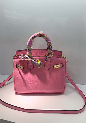 Tiger LyLy Brigitte Small Leather Bag Cherry Pink