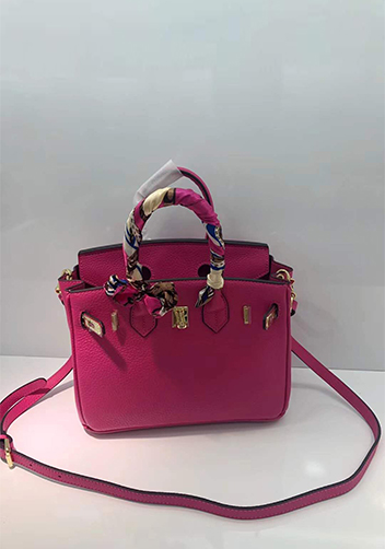 Tiger LyLy Brigitte Small Leather Bag Hot Pink