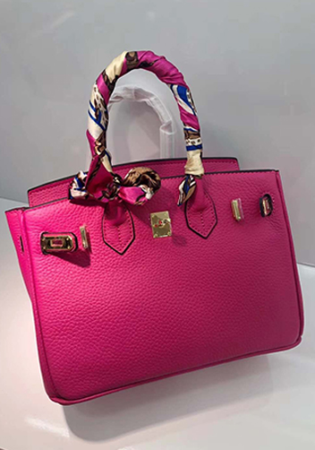 Tiger LyLy Brigitte Small Leather Bag Hot Pink