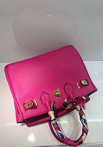 Tiger LyLy Brigitte Small Leather Bag Hot Pink