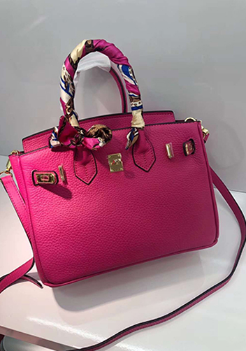 Tiger LyLy Brigitte Small Leather Bag Hot Pink