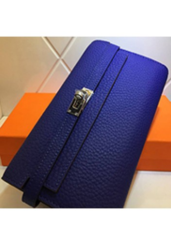 Tiger LyLy Brigitte Wallet Cowhide Leather Electric Blue