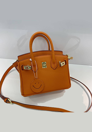 Tiger LyLy Brigitte Mini Leather Bag Orange