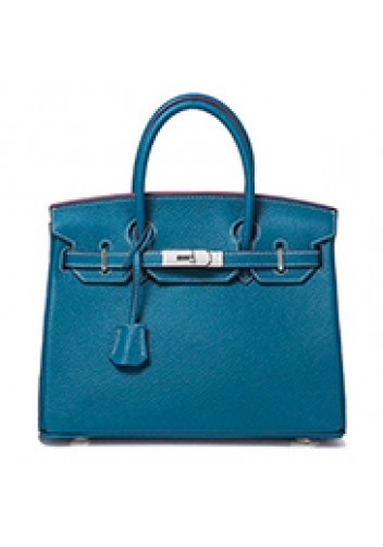 Tiger LyLy Brigitte Bag Leather With Silver Hardware Blue 10