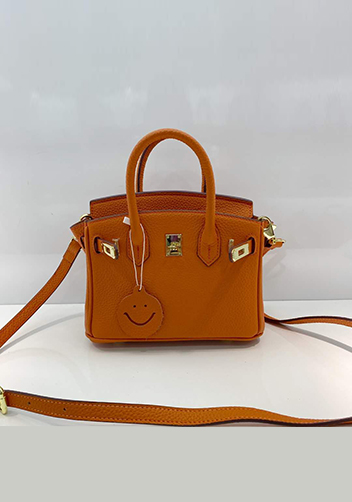 Tiger LyLy Brigitte Mini Leather Bag Orange