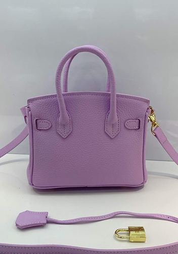 Tiger LyLy Brigitte Mini Leather Bag Purple