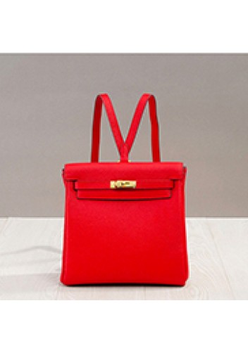Tiger LyLy Brigitte LEATHER BACKPACK RED
