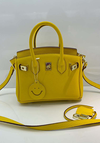 Tiger LyLy Brigitte Mini Leather Bag Yellow