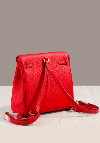 Tiger LyLy Brigitte LEATHER BACKPACK RED