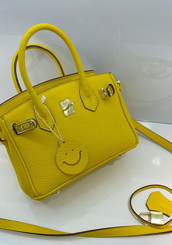 Tiger LyLy Brigitte Mini Leather Bag Yellow