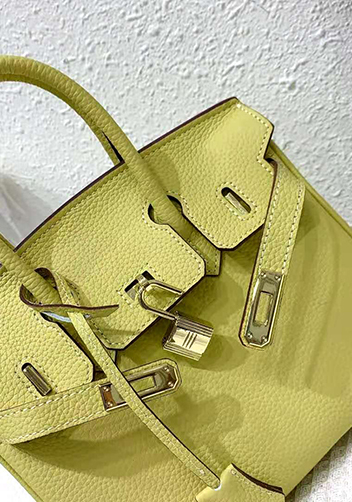 Tiger LyLy Brigitte Bag Leather With Gold Hardware Yellow 12