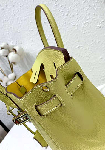 Tiger LyLy Brigitte Bag Leather With Gold Hardware Yellow 12