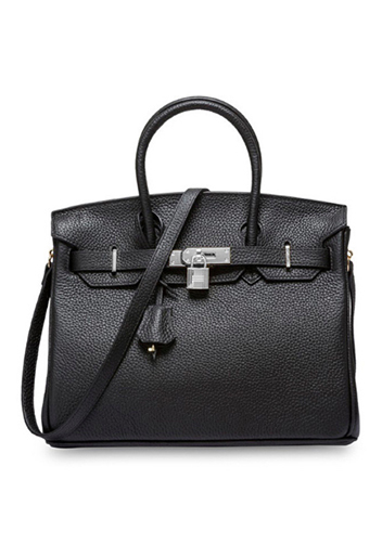 Tiger LyLy Brigitte Bag Leather With Silver Hardware Black 10