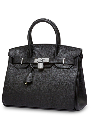 Tiger LyLy Brigitte Bag Leather With Silver Hardware Black 12