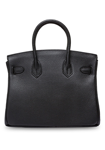 Tiger LyLy Brigitte Bag Leather With Silver Hardware Black 12