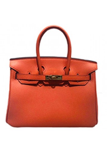 Tiger LyLy Brigitte Bag Palmprint Leather Orange 10