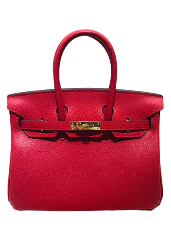 Tiger LyLy Brigitte Bag Palmprint Leather Red 10