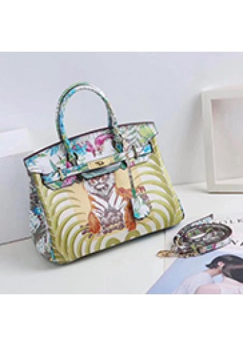 Tiger LyLy Brigitte Bag Painting Leather Cat 12