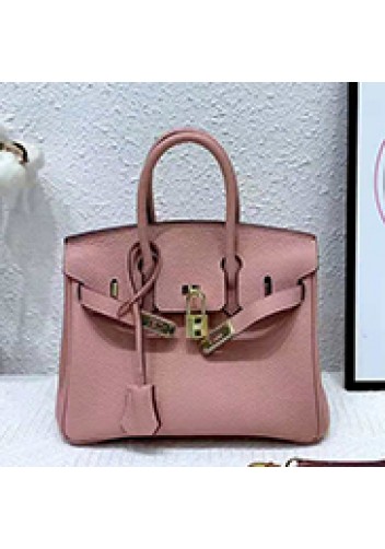 Tiger LyLy Brigitte Bag Leather With Gold Hardware Pink 12
