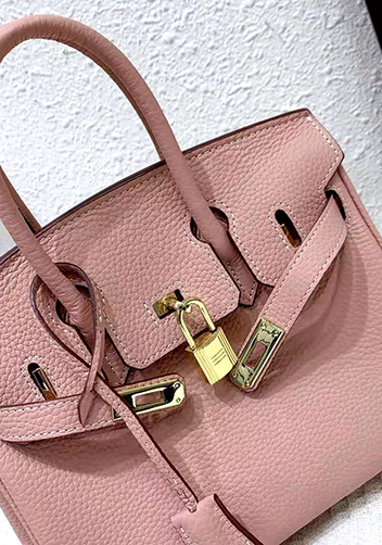 Tiger LyLy Brigitte Bag Leather With Gold Hardware Pink 12